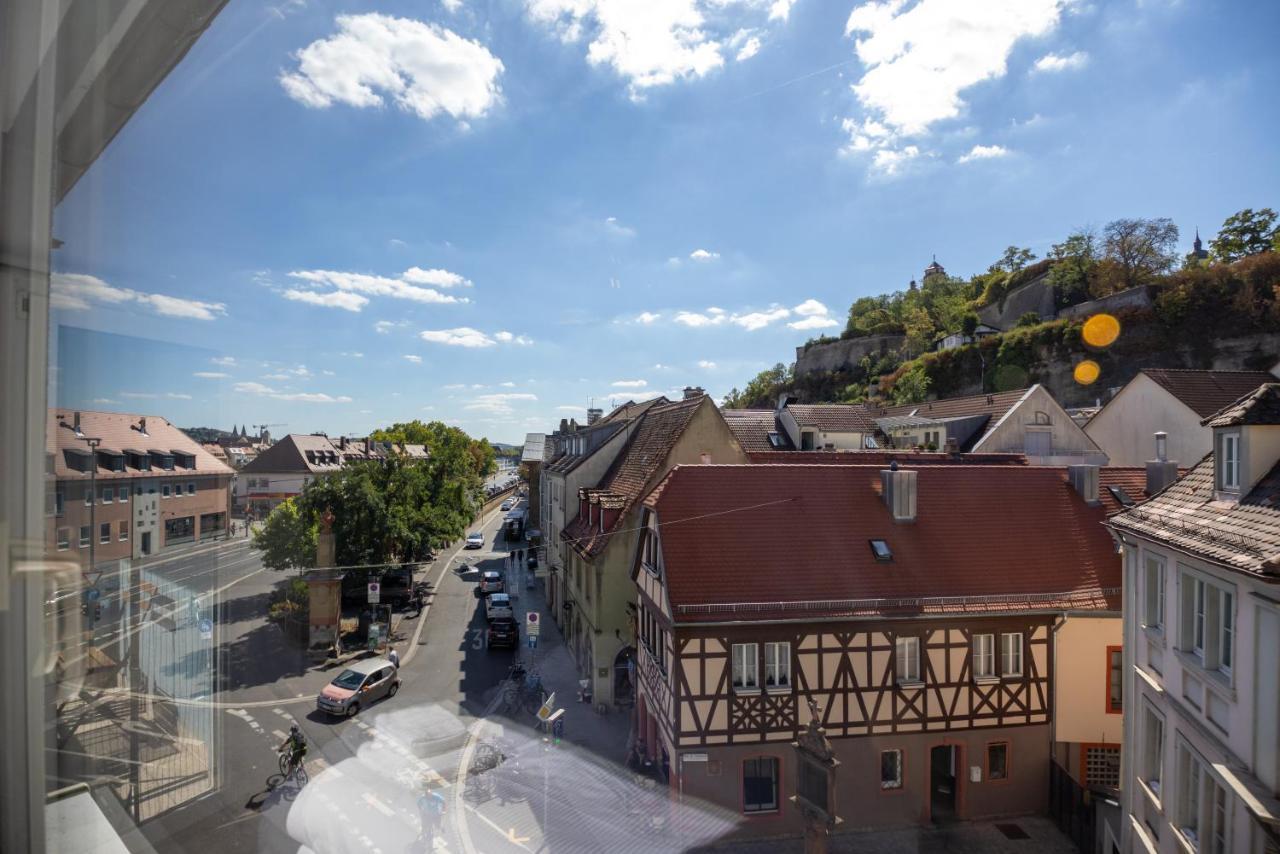 Apartment Mit Balkon Und Festungsblick Wurtzburgo Exterior foto